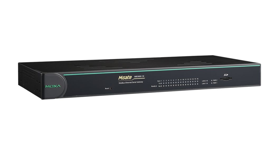 Brama interfejsu, MODBUS TCP - MODBUS RTU, Porty 10
